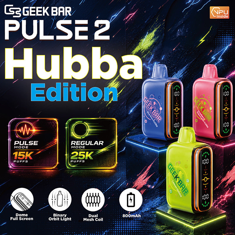 Geek Bar Pulse X2 Hubba Edition Disposable Vape Wholesale