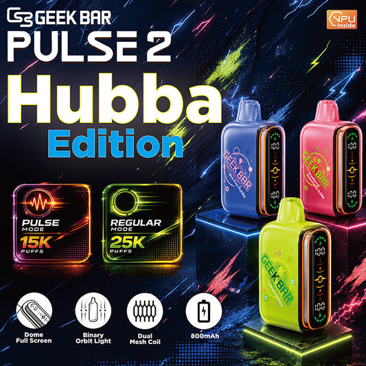 Geek Bar Pulse X2 Hubba Edition Disposable Vape Wholesale